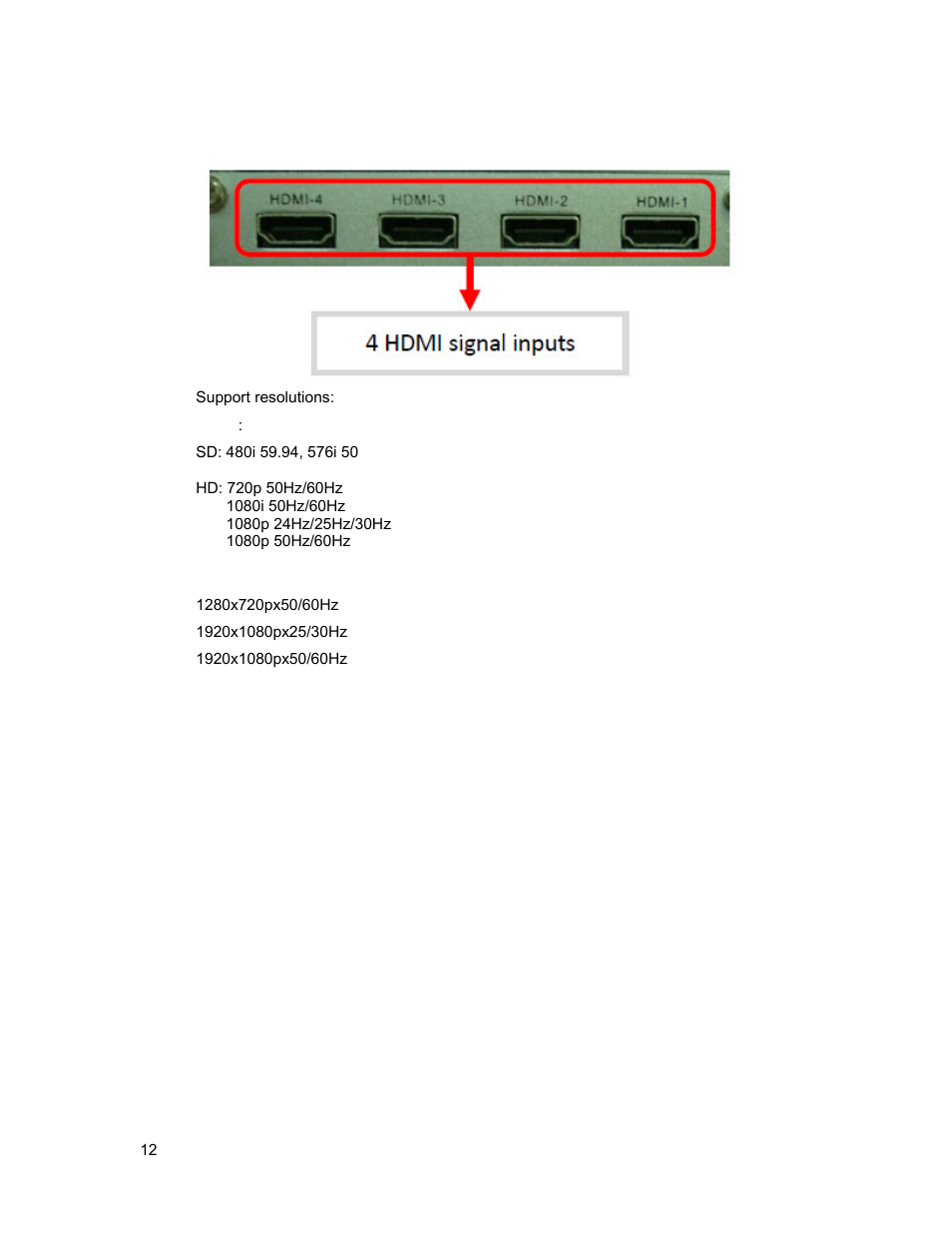 Hdmi input module | Sierra Video SVG Multi-Viewer User Manual | Page 22 / 84