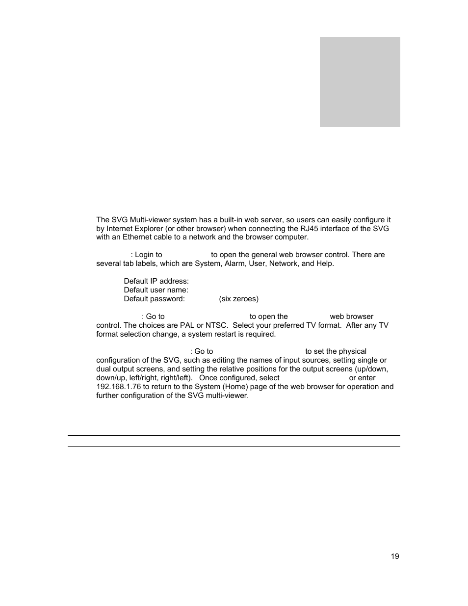 Configuration, Chapter | Sierra Video SVG Multi-Viewer User Manual | Page 29 / 84