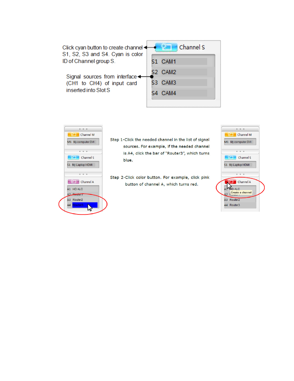 Create a video channel | Sierra Video SVG Multi-Viewer User Manual | Page 37 / 84