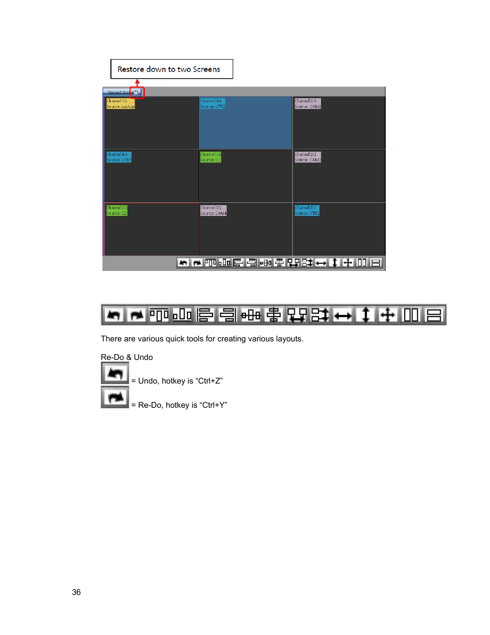 Quick tools | Sierra Video SVG Multi-Viewer User Manual | Page 46 / 84