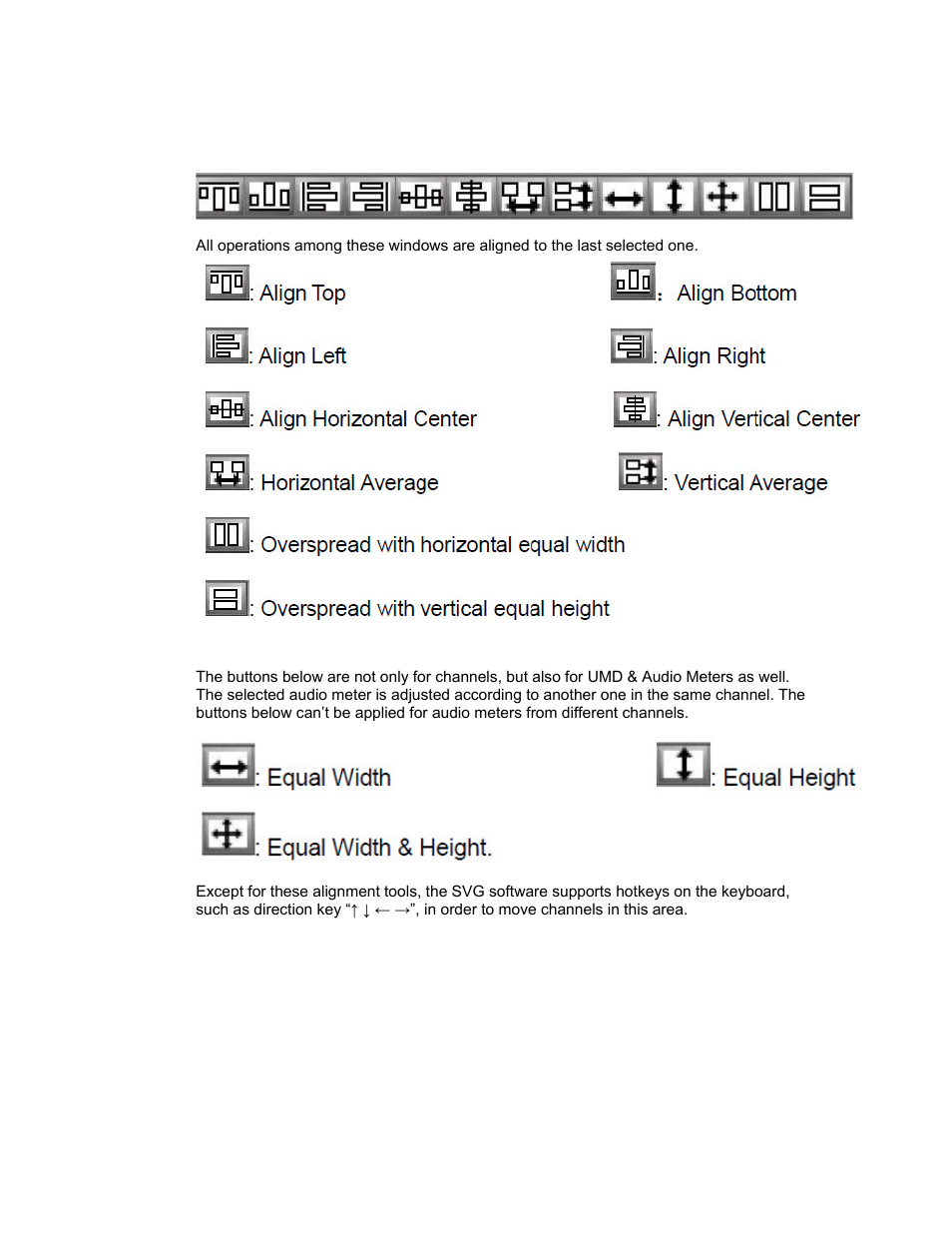 Alignment tools | Sierra Video SVG Multi-Viewer User Manual | Page 47 / 84