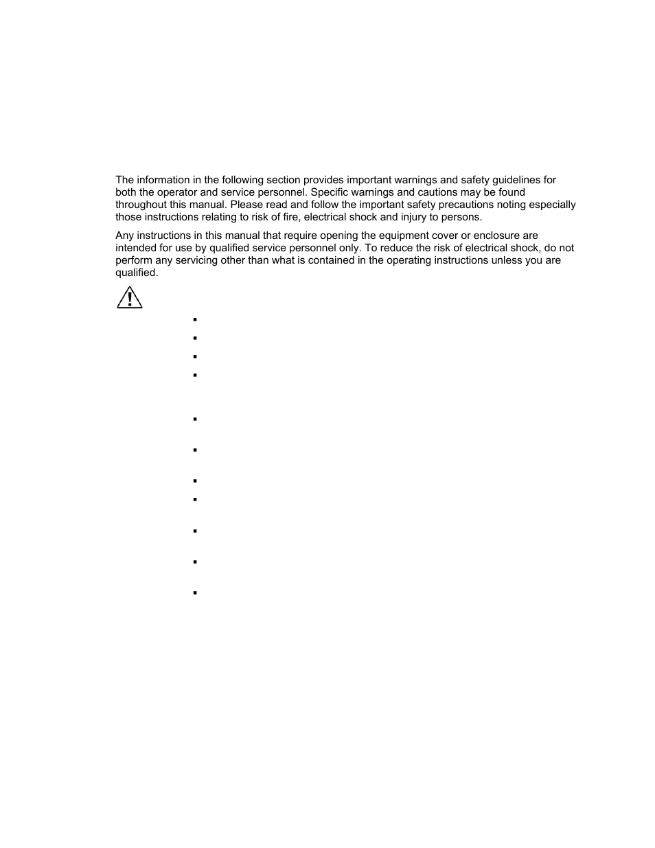 Regulatory warnings & safety information, Warnings | Sierra Video SVG Multi-Viewer User Manual | Page 5 / 84