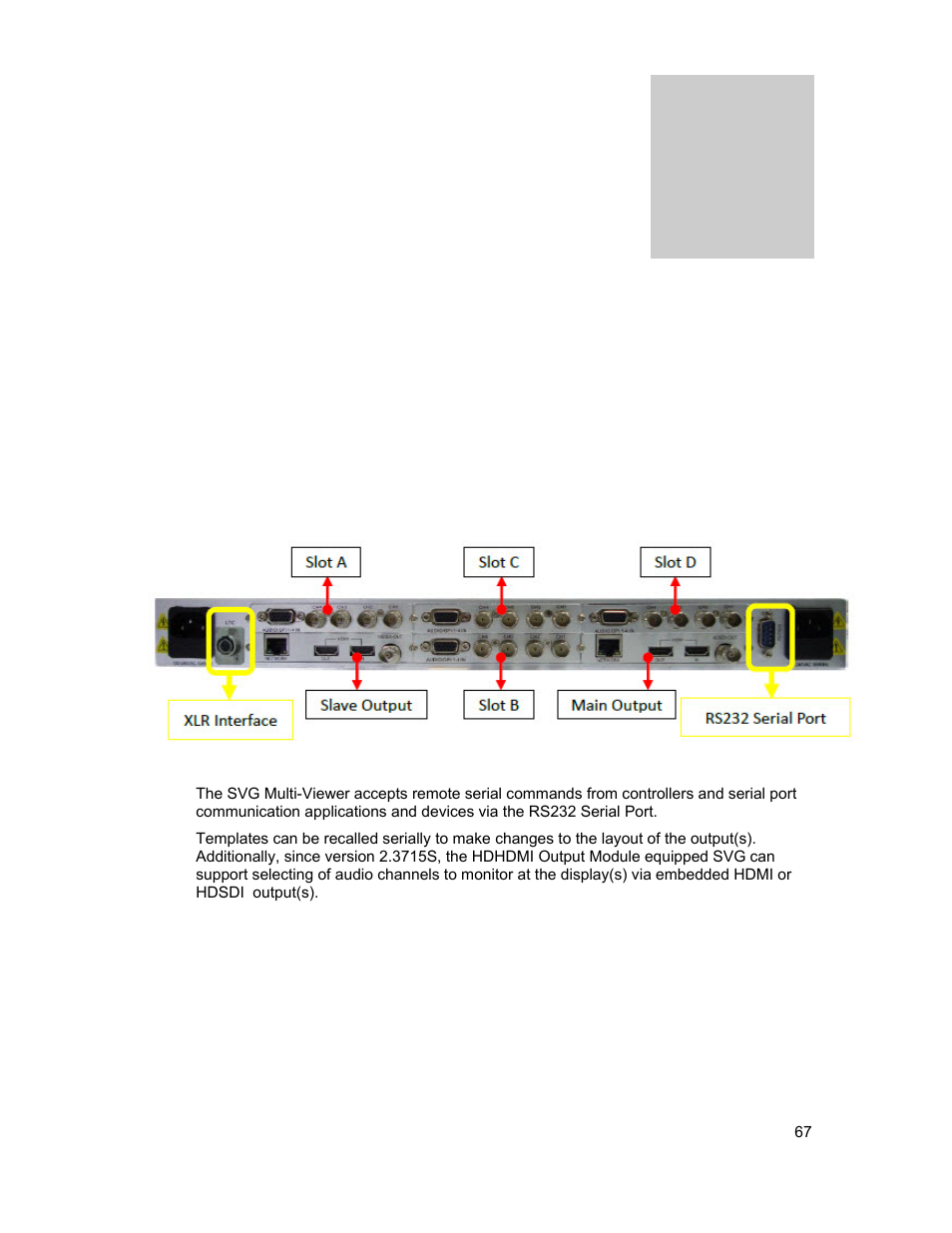 Communication protocols | Sierra Video SVG Multi-Viewer User Manual | Page 77 / 84