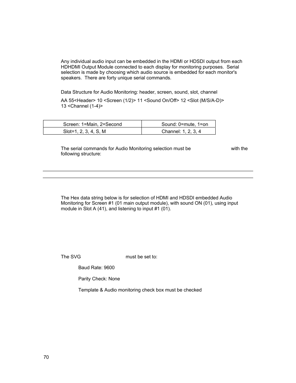 Sierra Video SVG Multi-Viewer User Manual | Page 80 / 84