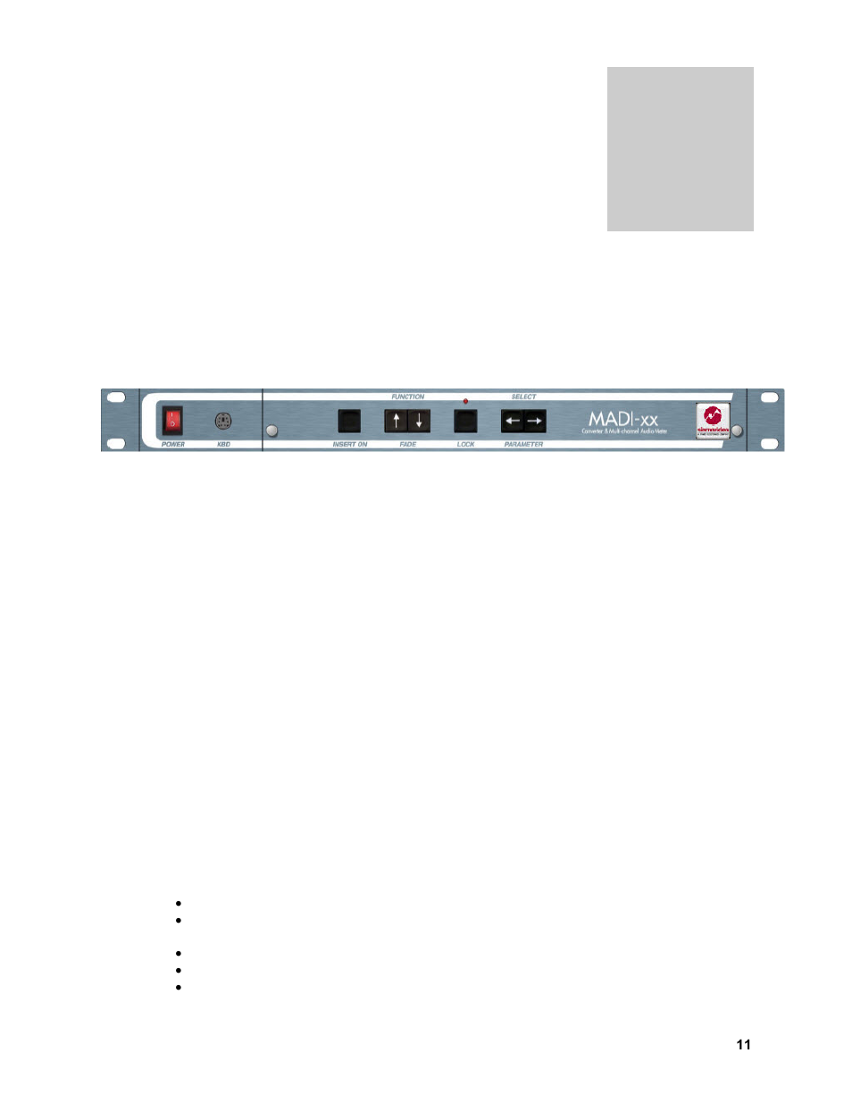 Operation, Chapter | Sierra Video View MADI-XX User Manual | Page 17 / 54