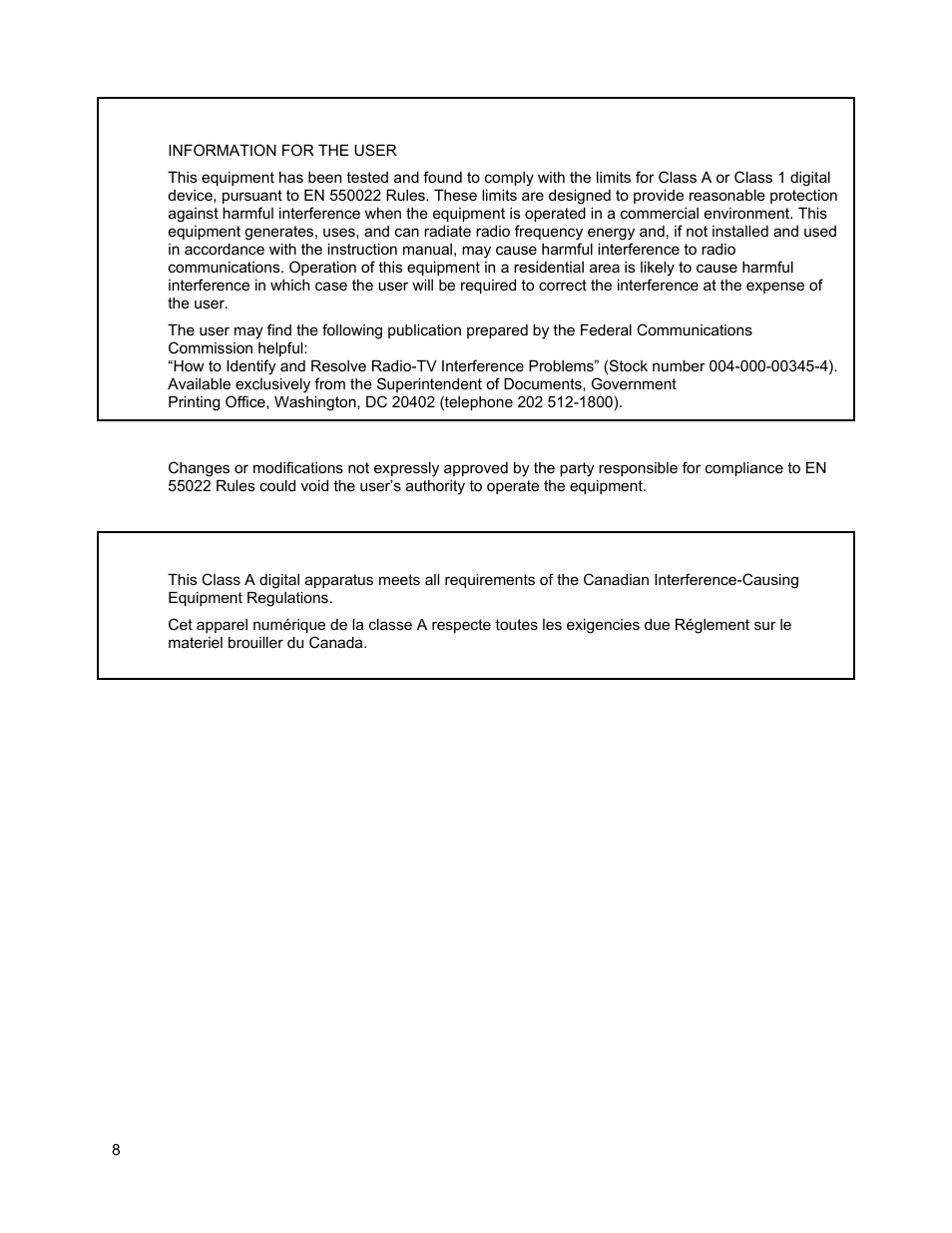 Ce notice, Warning, Ican class a digital equipment | Sierra Video View Multi-Viewer MV-XX User Manual | Page 14 / 94