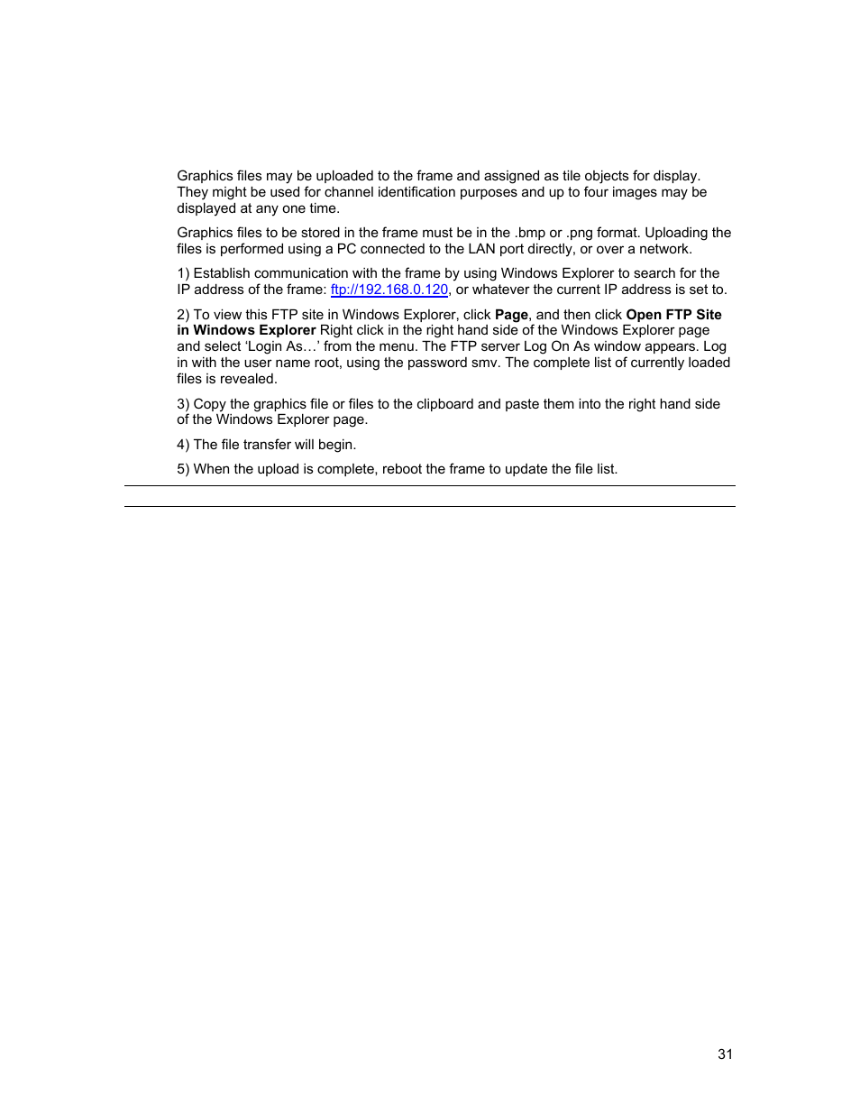 Uploading graphics files | Sierra Video View Multi-Viewer MV-XX User Manual | Page 37 / 94