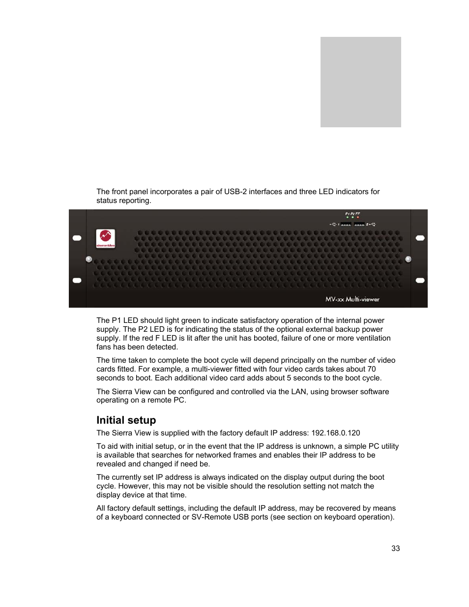 Operation | Sierra Video View Multi-Viewer MV-XX User Manual | Page 39 / 94