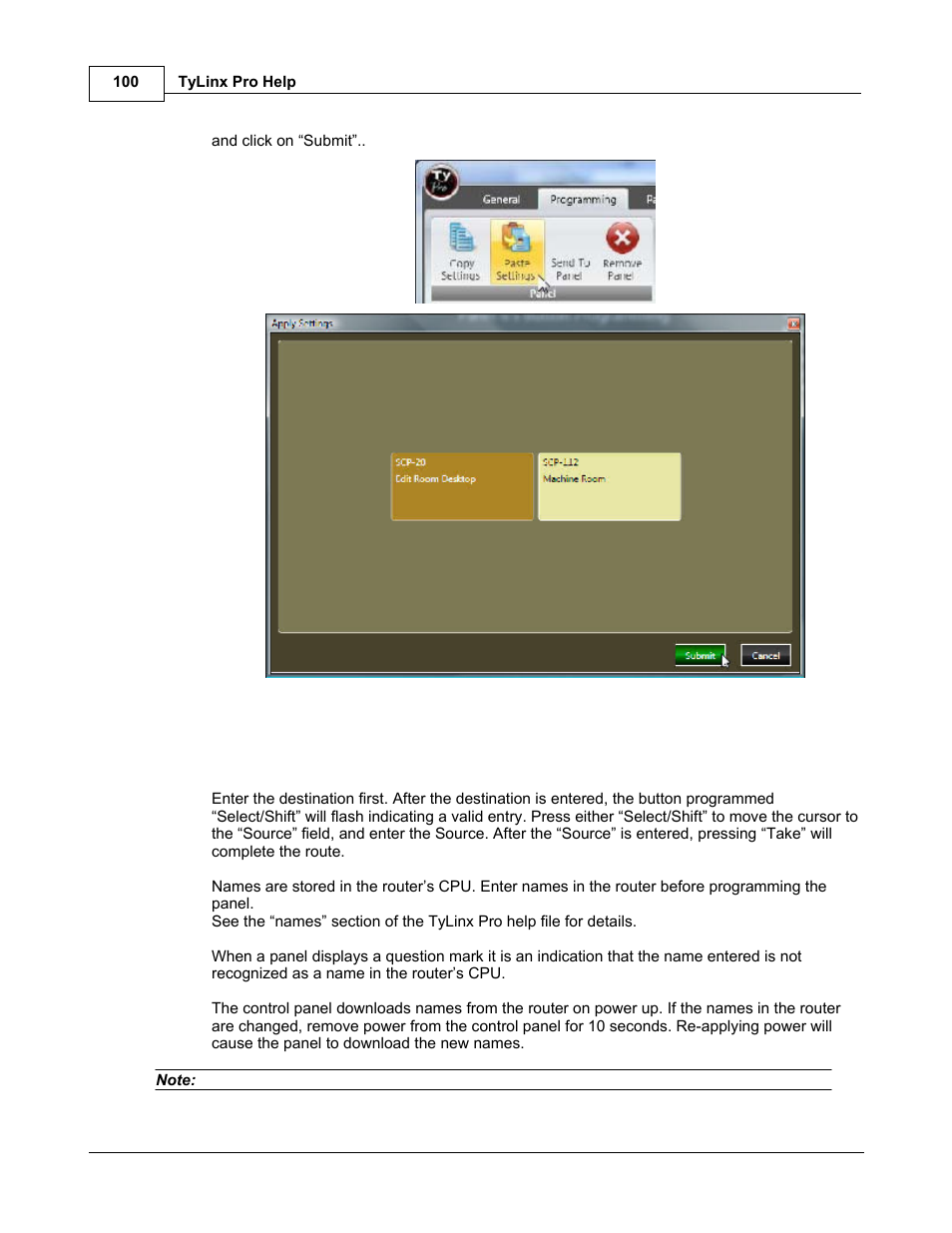 Sierra Video TyLinx Pro User Manual | Page 100 / 228