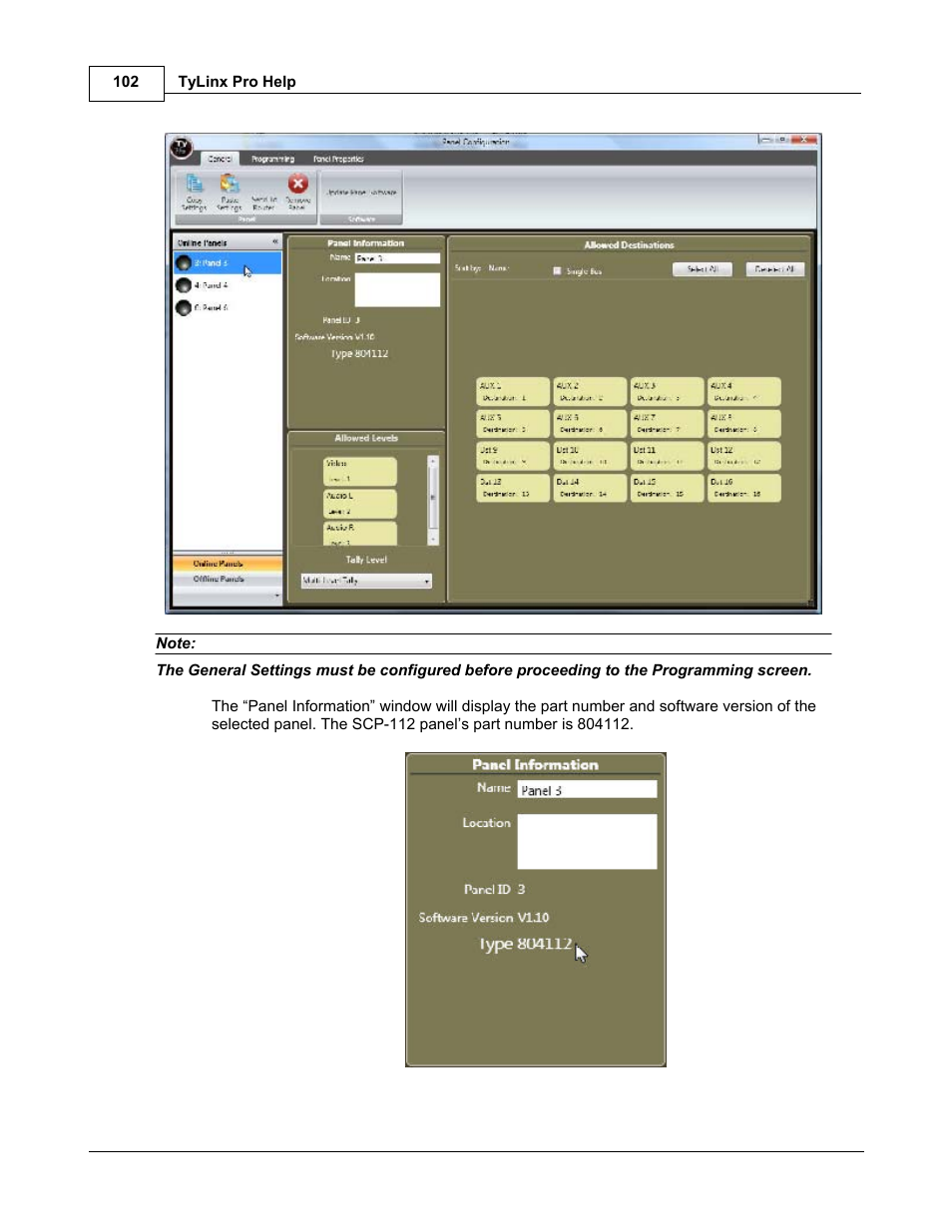 Sierra Video TyLinx Pro User Manual | Page 102 / 228