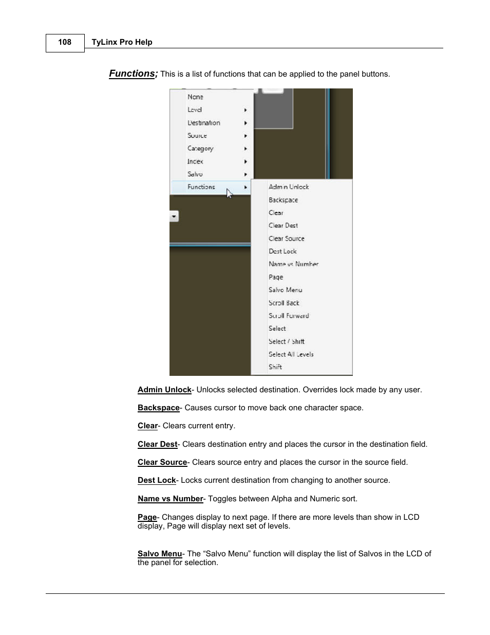 Sierra Video TyLinx Pro User Manual | Page 108 / 228