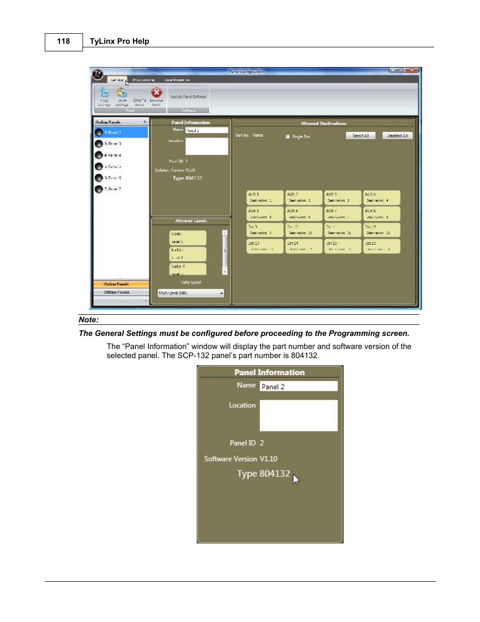 Sierra Video TyLinx Pro User Manual | Page 118 / 228