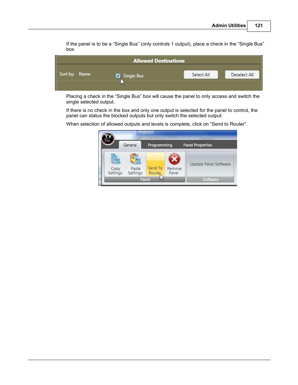 Sierra Video TyLinx Pro User Manual | Page 121 / 228