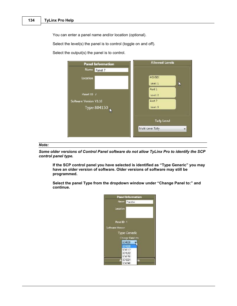 Sierra Video TyLinx Pro User Manual | Page 134 / 228
