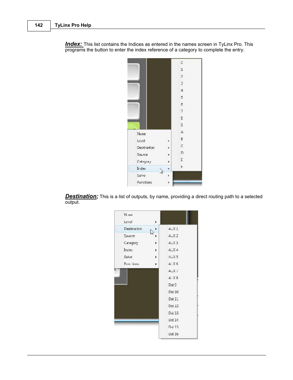Sierra Video TyLinx Pro User Manual | Page 142 / 228