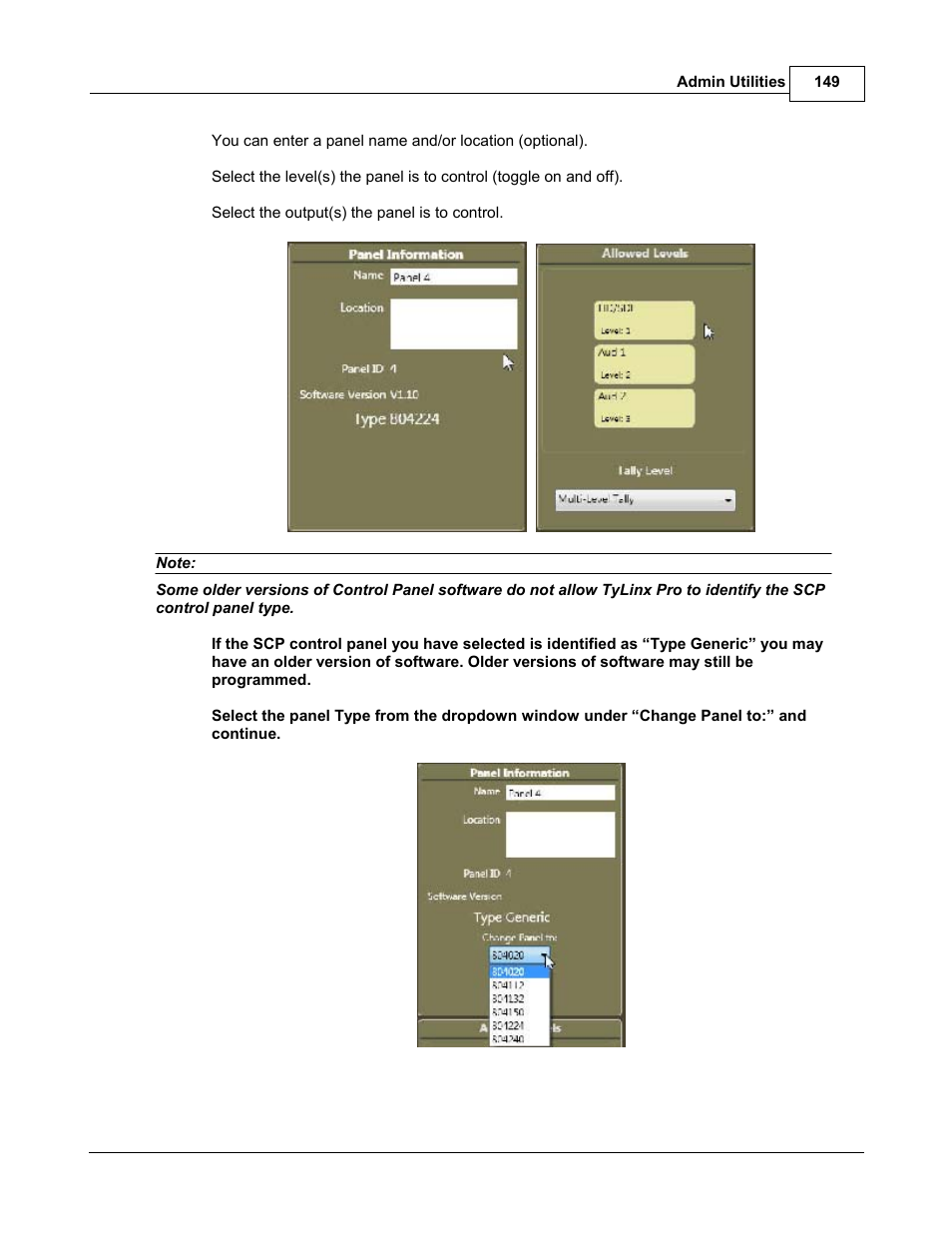 Sierra Video TyLinx Pro User Manual | Page 149 / 228