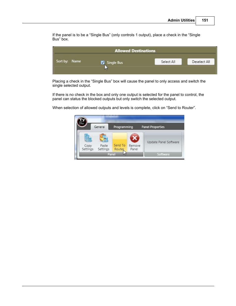 Sierra Video TyLinx Pro User Manual | Page 151 / 228