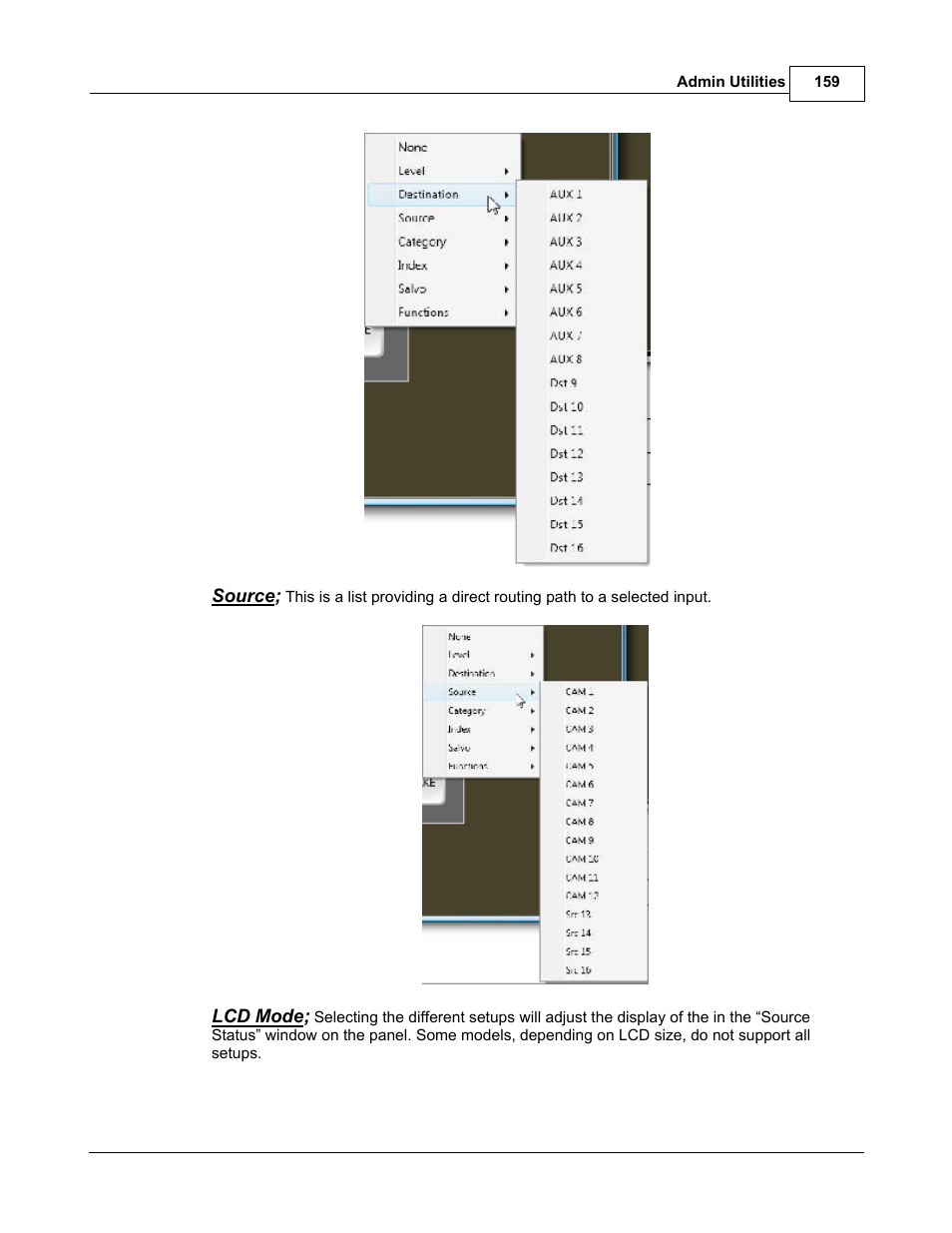 Sierra Video TyLinx Pro User Manual | Page 159 / 228