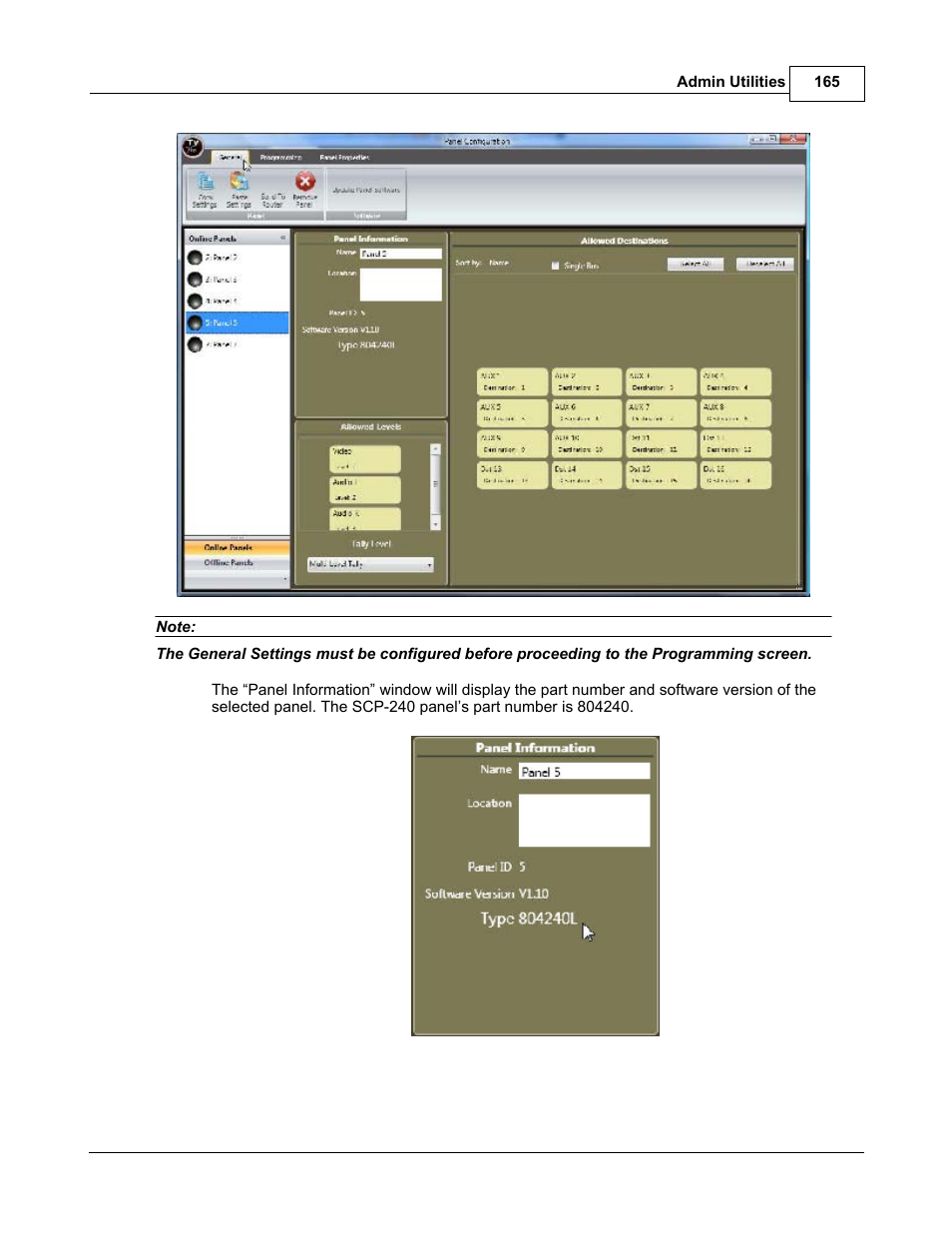 Sierra Video TyLinx Pro User Manual | Page 165 / 228