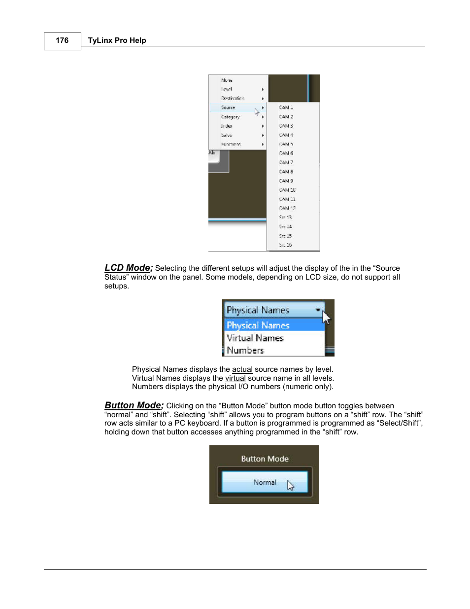 Sierra Video TyLinx Pro User Manual | Page 176 / 228
