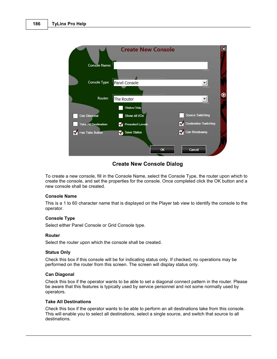 Sierra Video TyLinx Pro User Manual | Page 186 / 228