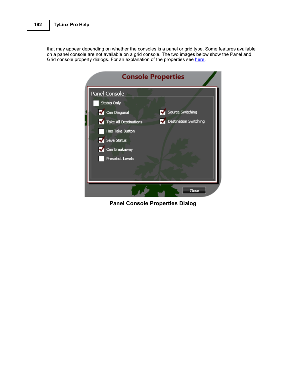 Sierra Video TyLinx Pro User Manual | Page 192 / 228