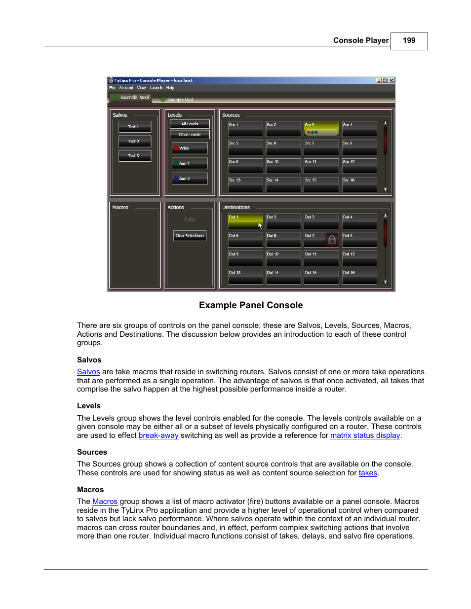 Sierra Video TyLinx Pro User Manual | Page 199 / 228