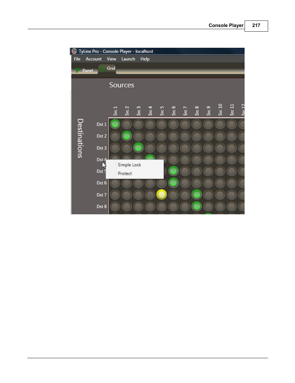 Sierra Video TyLinx Pro User Manual | Page 217 / 228