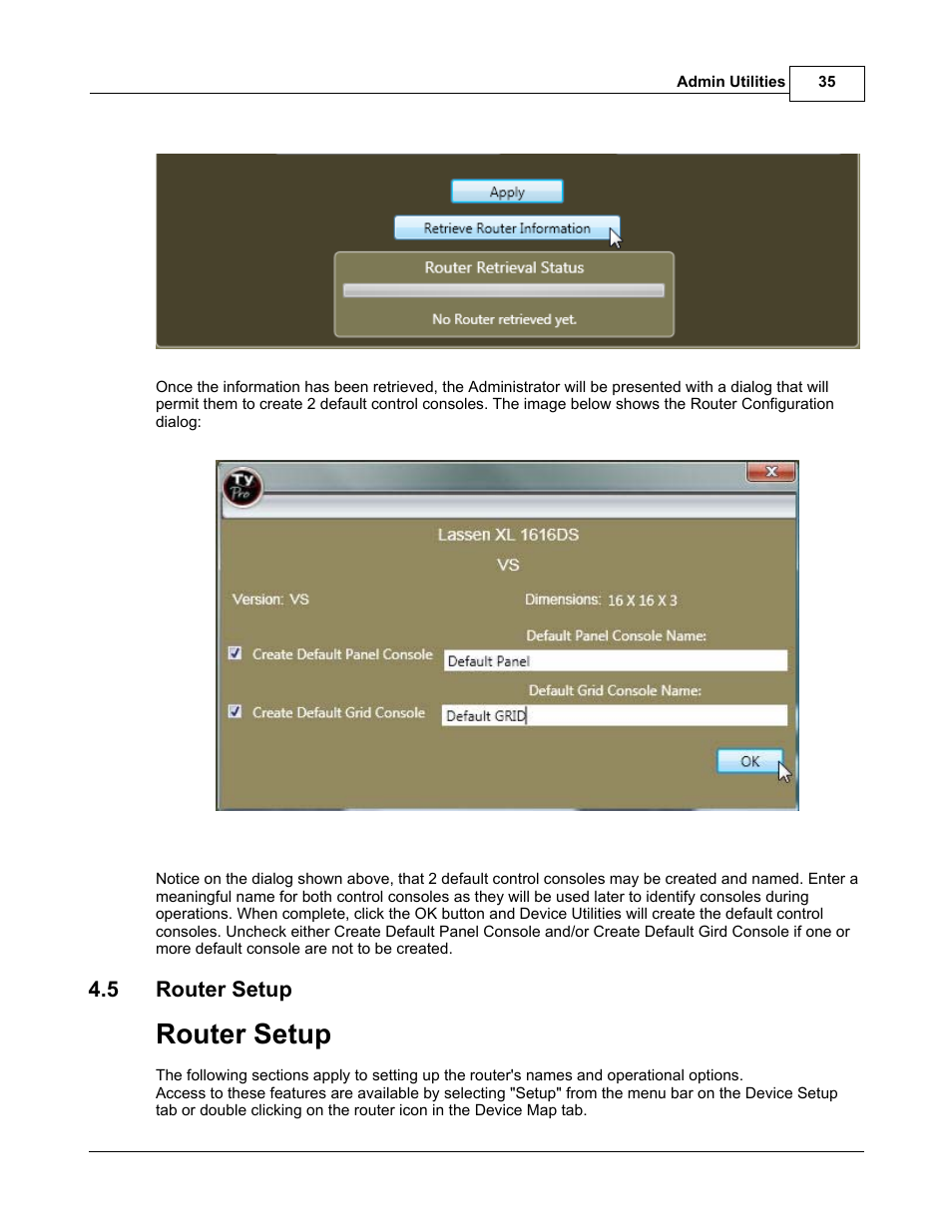 Router setup, 5 router setup | Sierra Video TyLinx Pro User Manual | Page 35 / 228