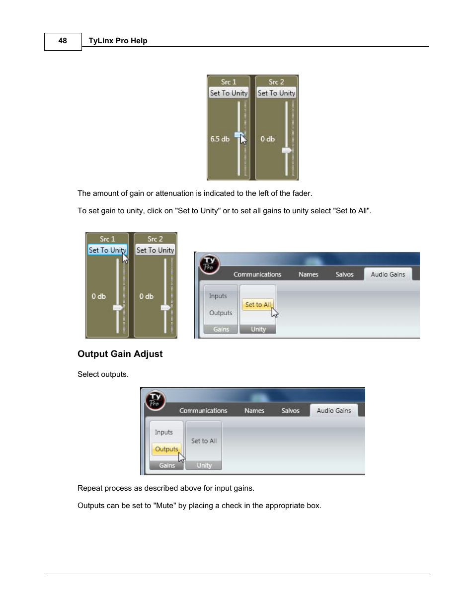 Sierra Video TyLinx Pro User Manual | Page 48 / 228