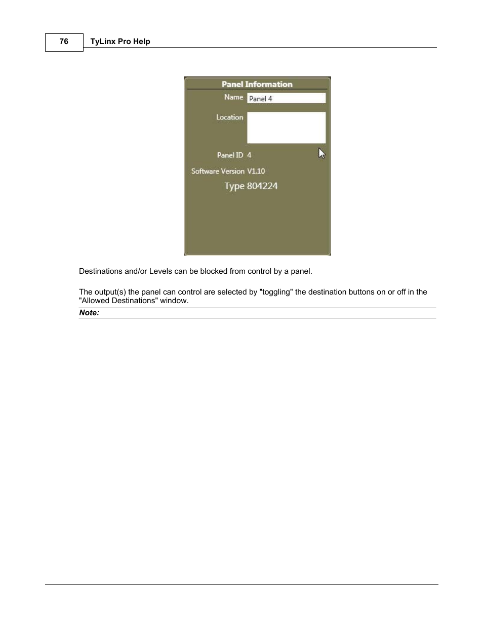Sierra Video TyLinx Pro User Manual | Page 76 / 228