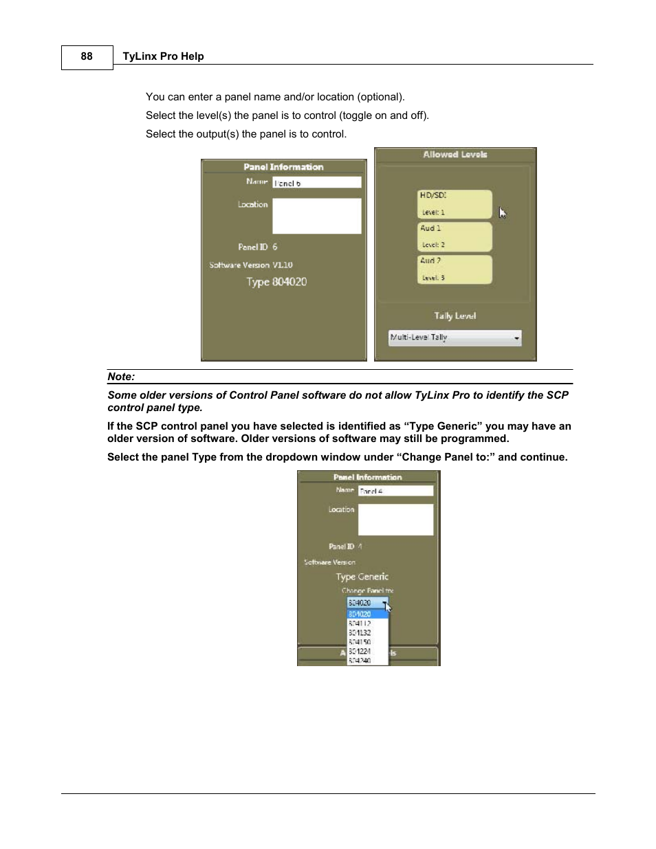 Sierra Video TyLinx Pro User Manual | Page 88 / 228