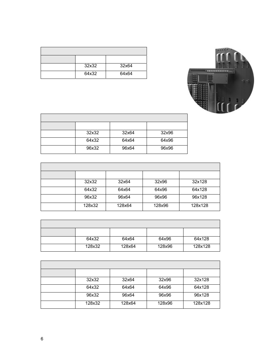 Yosemite frame configurations | Sierra Video Yosemite User Manual | Page 12 / 102