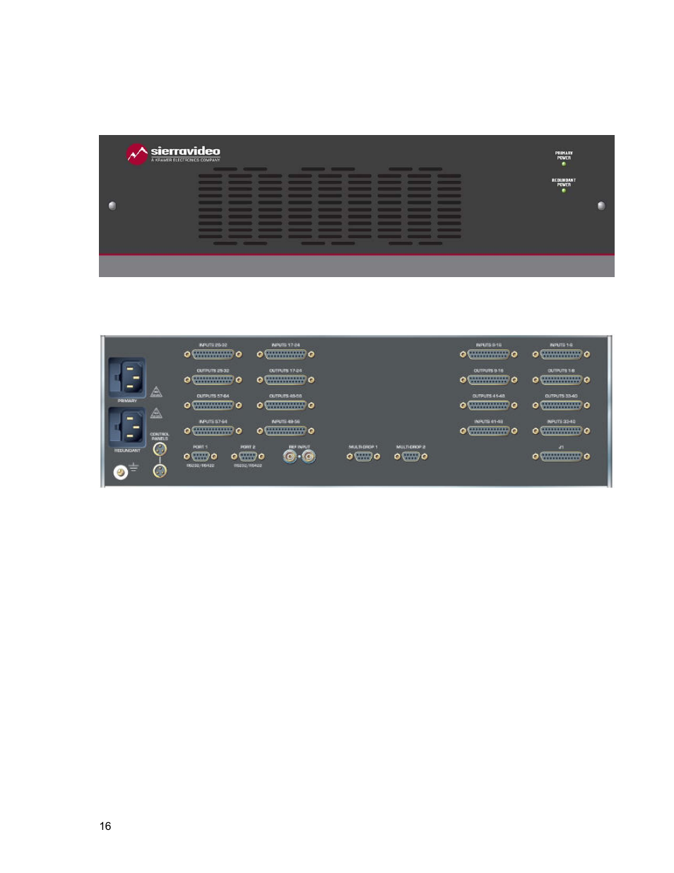 Model 6464e | Sierra Video Yosemite User Manual | Page 22 / 102