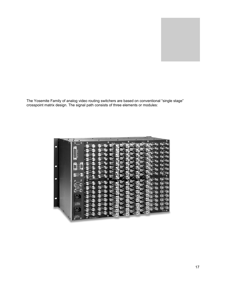 Video overview | Sierra Video Yosemite User Manual | Page 23 / 102