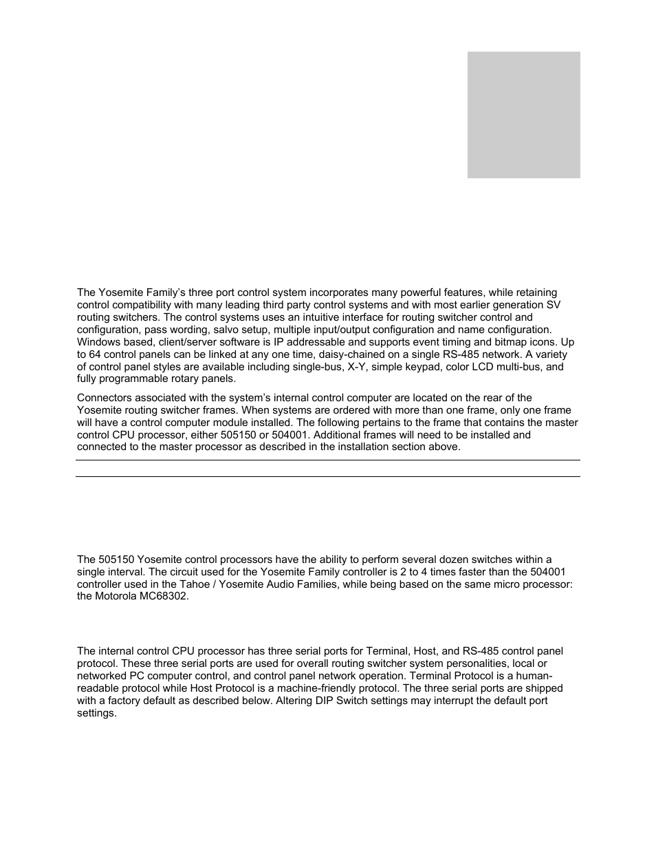 Operation | Sierra Video Yosemite User Manual | Page 59 / 102