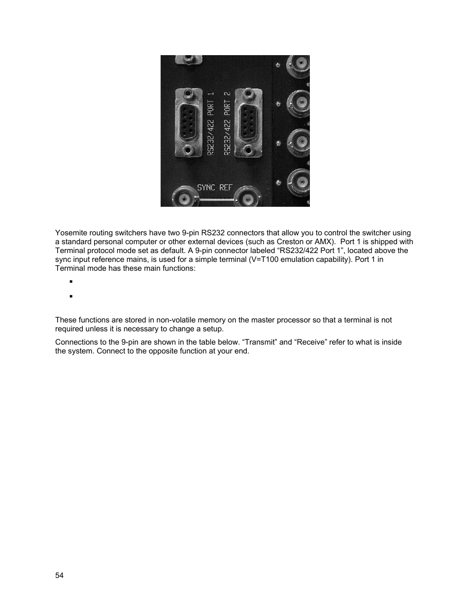 Sierra Video Yosemite User Manual | Page 60 / 102