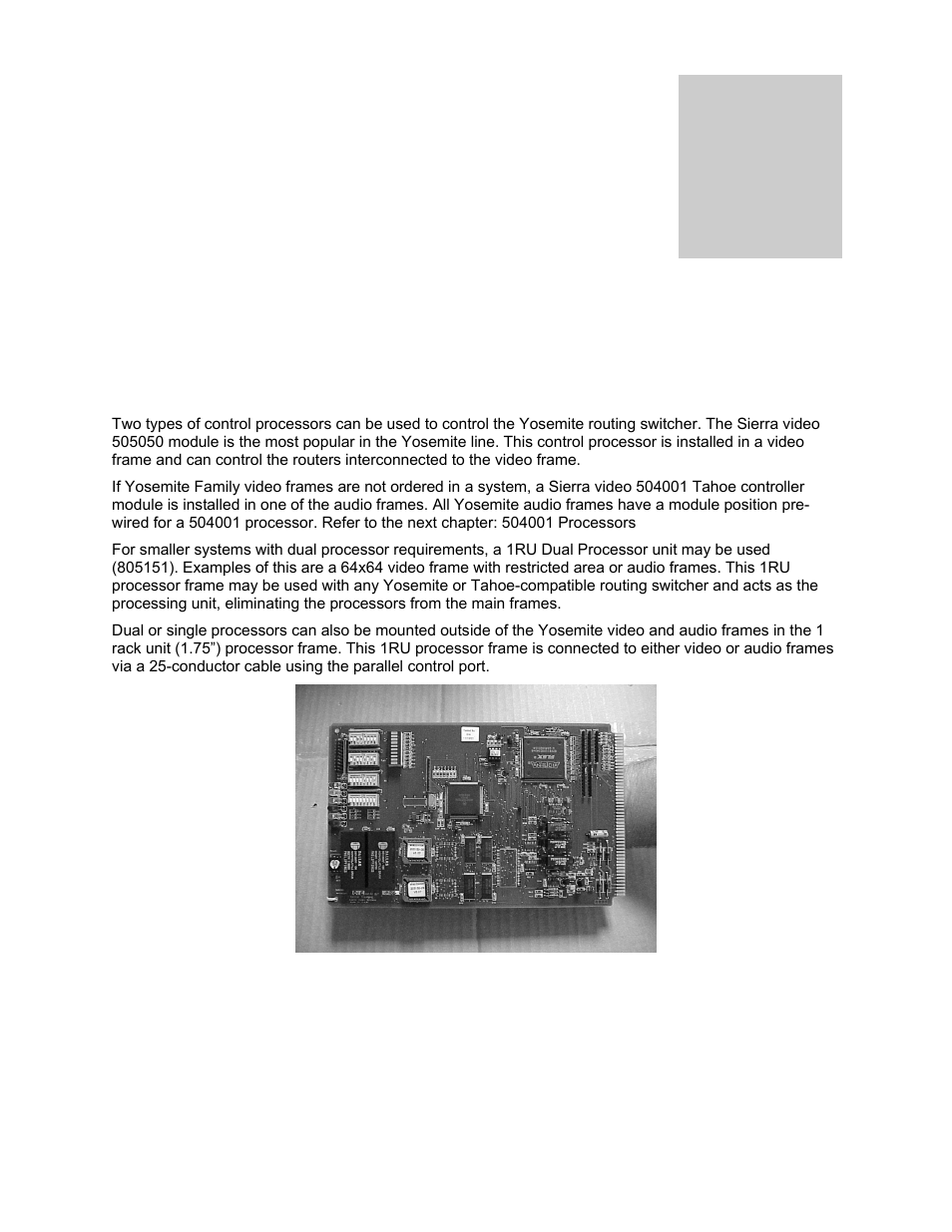 Sierra Video Yosemite User Manual | Page 65 / 102
