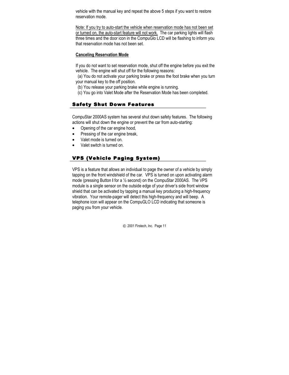 CompuSTAR 2000AS User Manual | Page 11 / 20