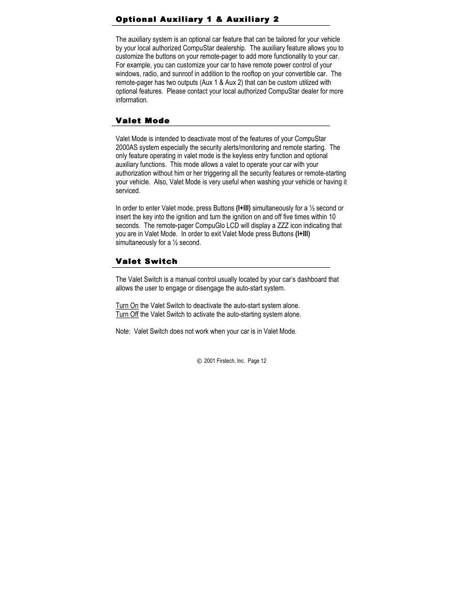 CompuSTAR 2000AS User Manual | Page 12 / 20