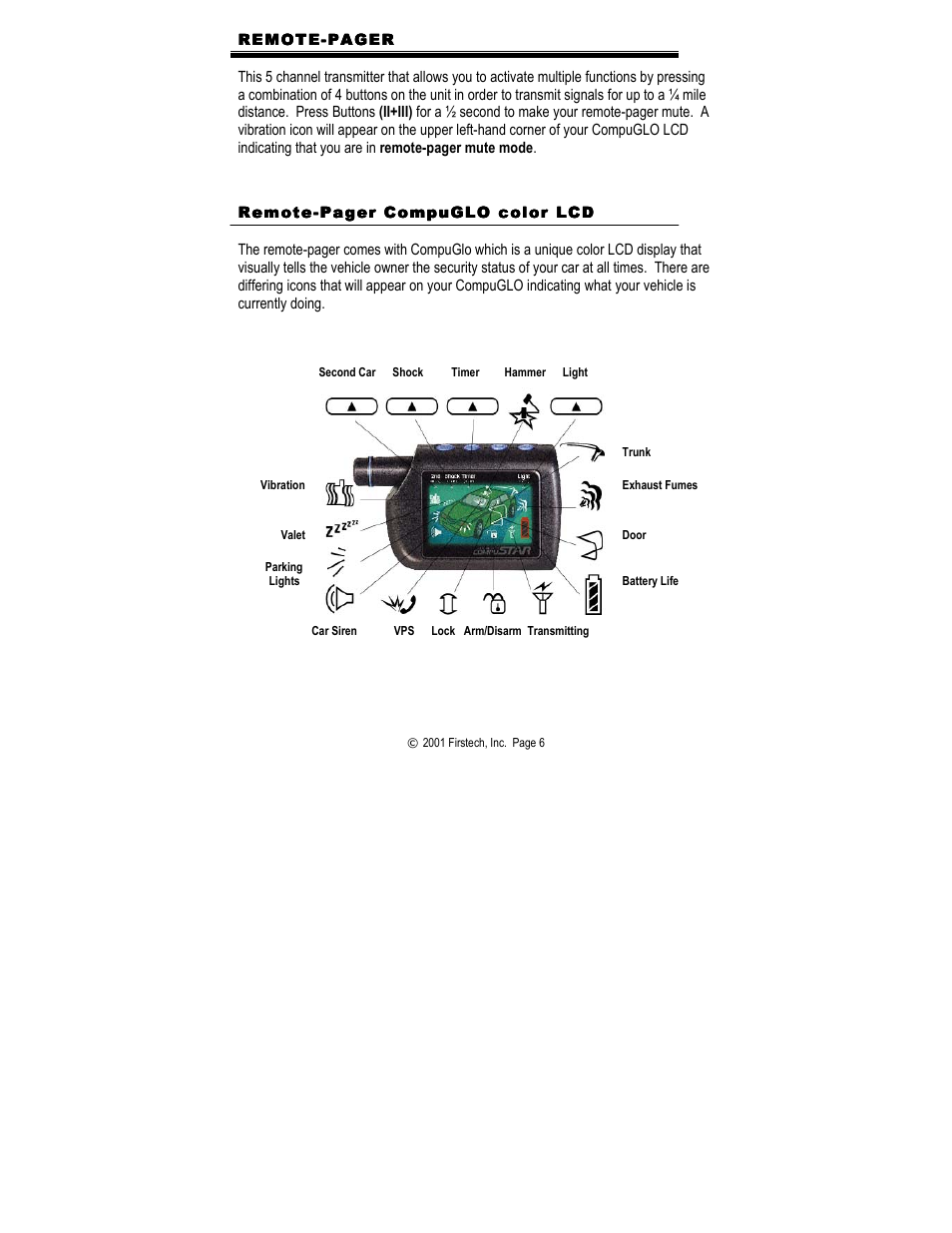 CompuSTAR 2000AS User Manual | Page 6 / 20