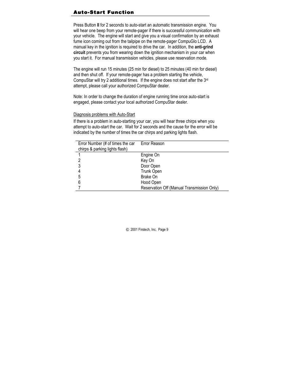 CompuSTAR 2000AS User Manual | Page 9 / 20