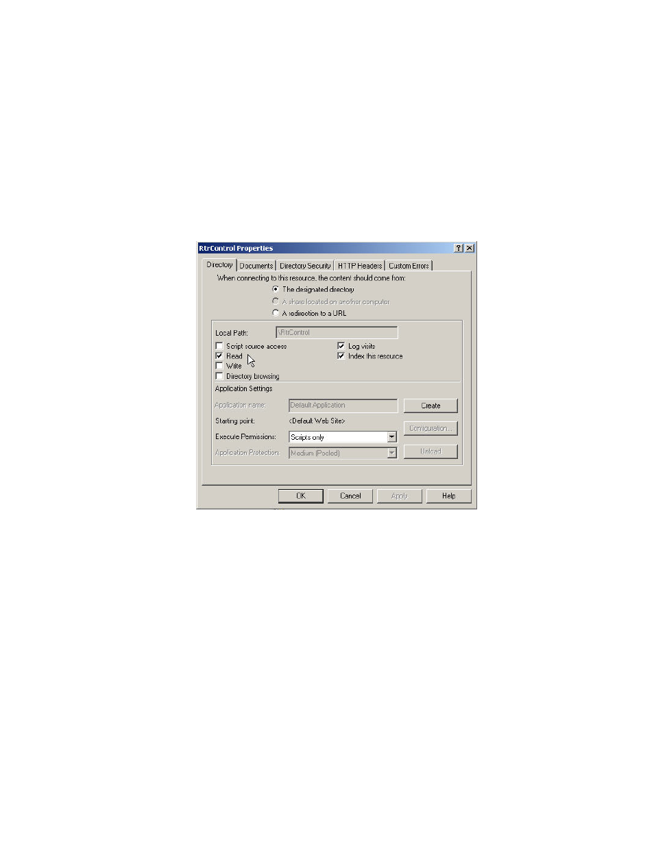 Configure iis security | Sierra Video Ethernet TCP/IP Web Control User Manual | Page 13 / 29
