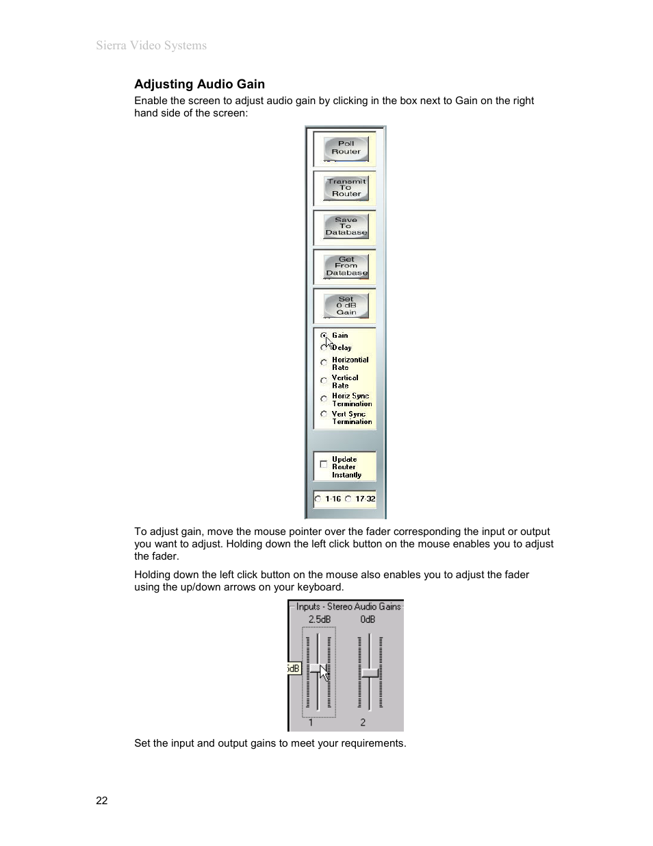 Sierra Video G.R.I.P. V3.1.0 User Manual | Page 28 / 66