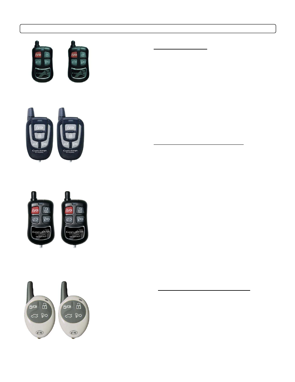 Remote reference | CompuSTAR P1WAMR User Manual | Page 4 / 18