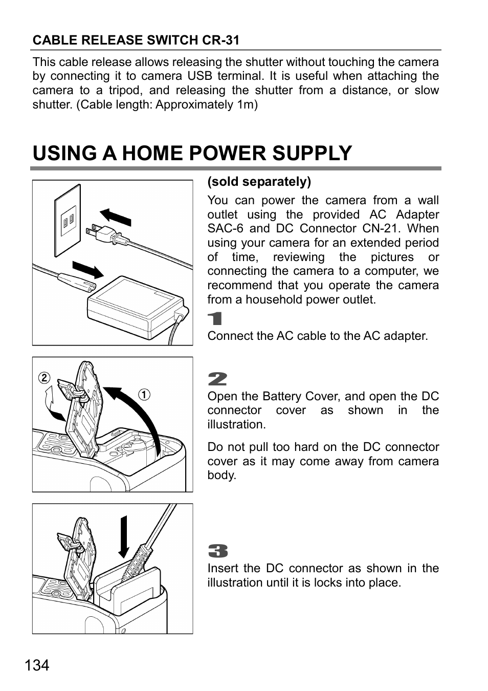 Using a home power supply | SIGMA DP3 Quattro User Manual | Page 134 / 142