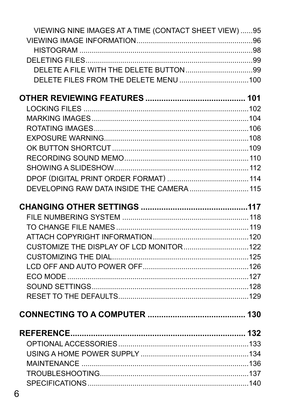 SIGMA DP3 Quattro User Manual | Page 6 / 142