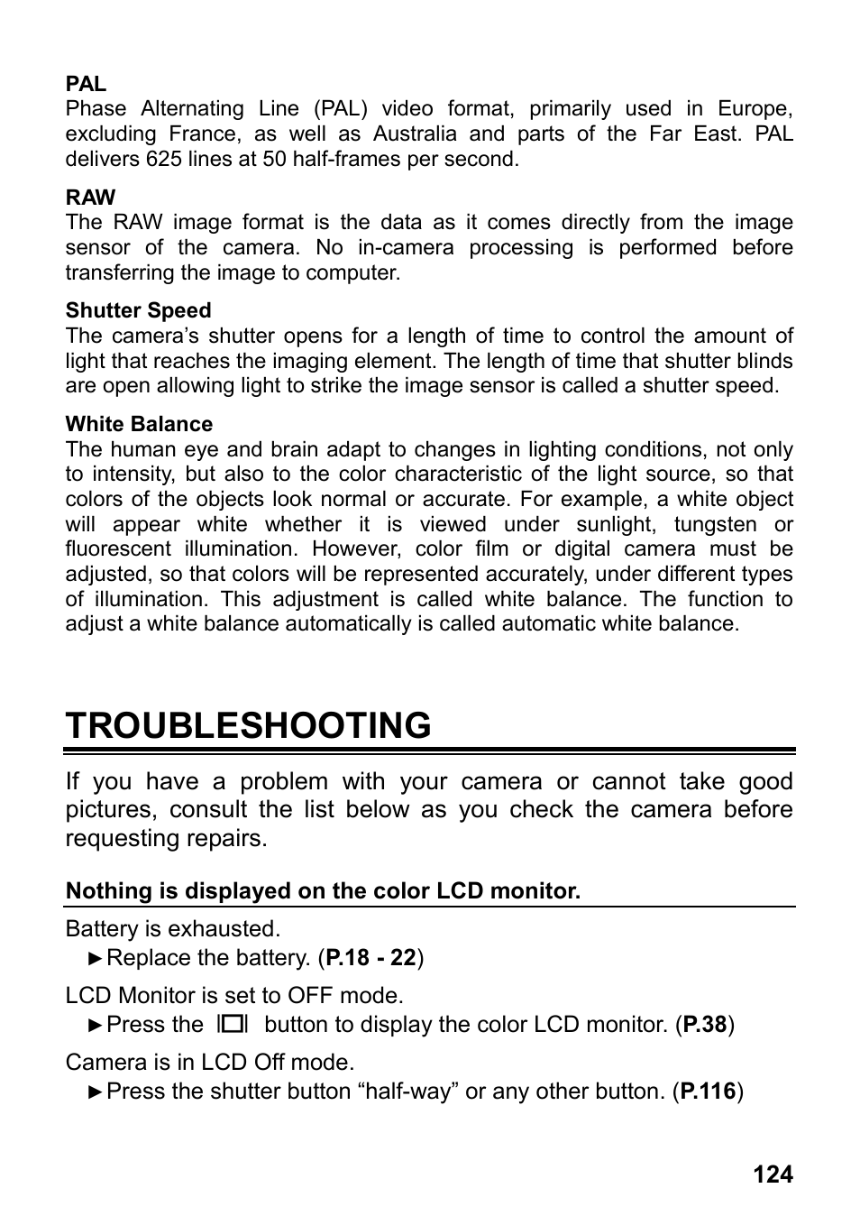 Troubleshooting | SIGMA DP3 Merrill User Manual | Page 125 / 130
