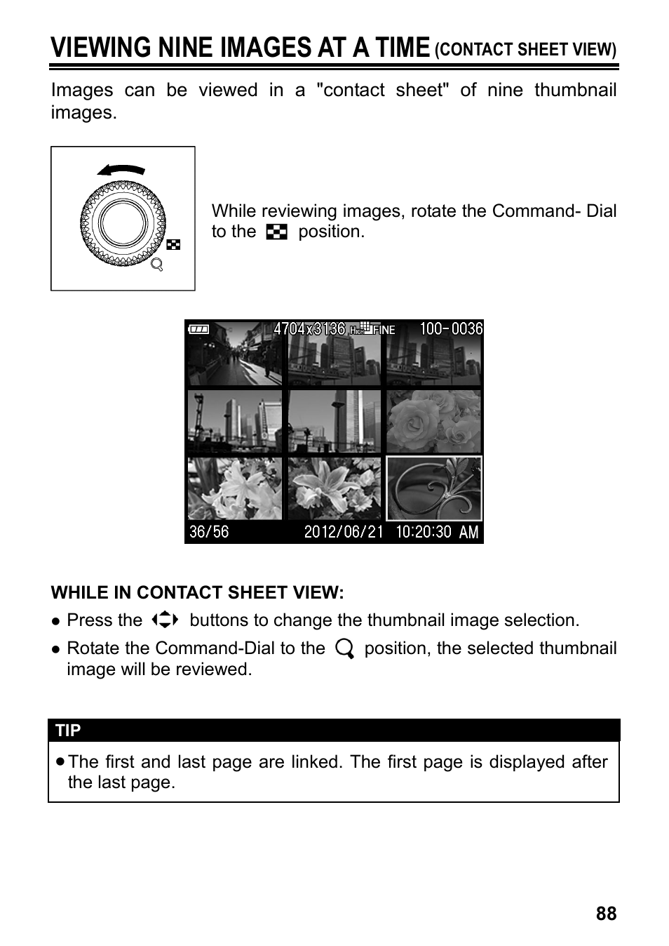 Viewing nine images at a time | SIGMA DP3 Merrill User Manual | Page 89 / 130