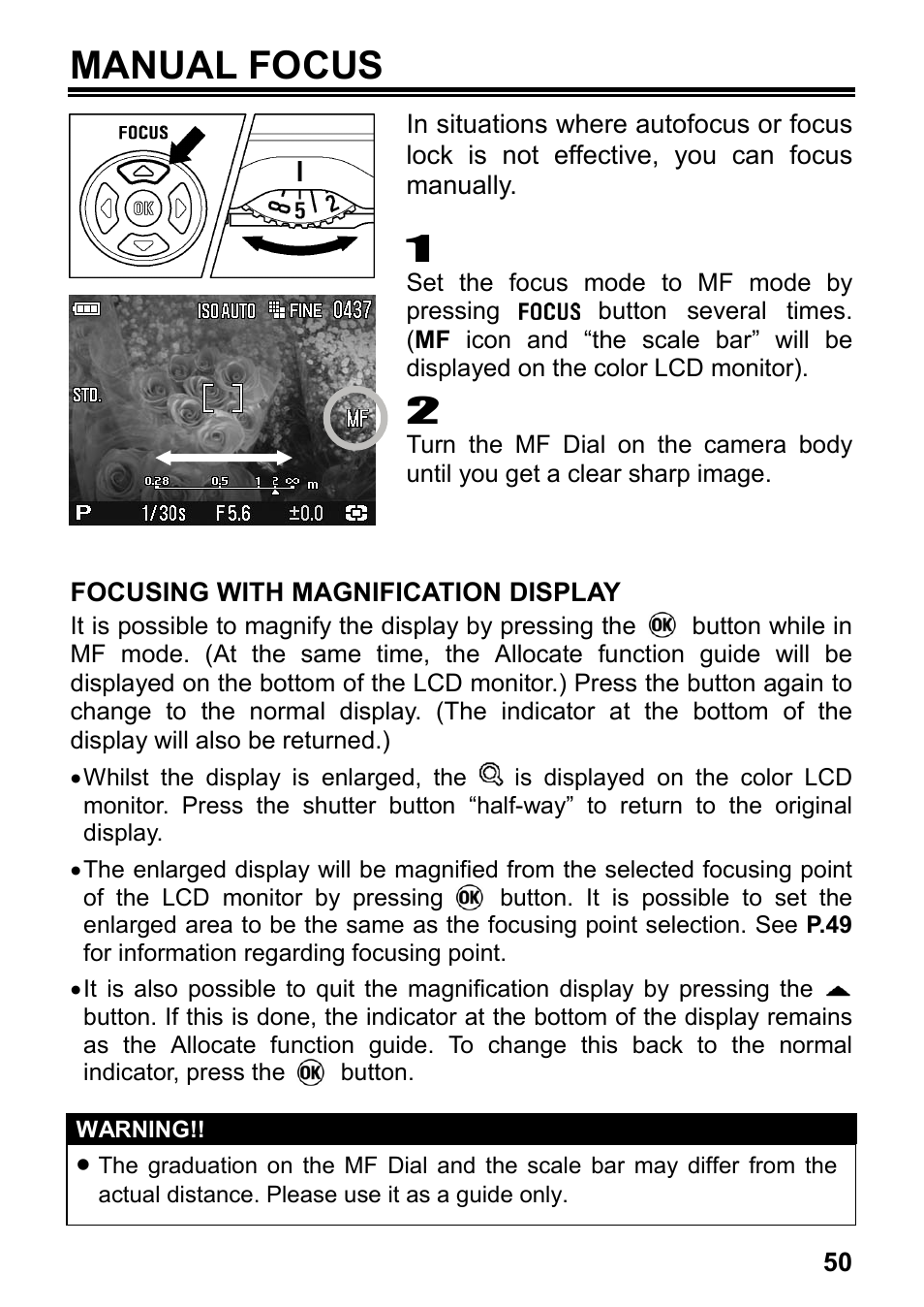 Manual focus | SIGMA DP2x User Manual | Page 51 / 123